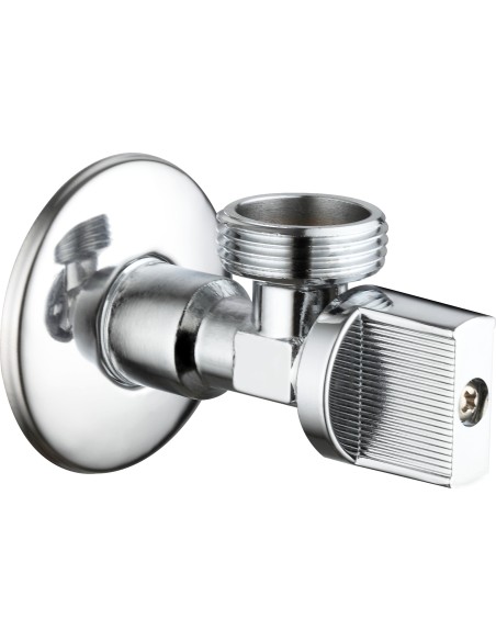 Válvula de escuadra 1/2" 3/4" anticalcárea (mando metálico)