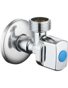 Válvula de escuadra 1/2" 3/4" anticalcárea (mando gigante)