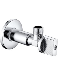 Válvula de escuadra 1/2" 3/8" larga anticalcárea (mando...