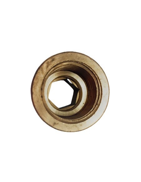 Alargadera marsella c/hexagonal latón M-H 1/2"