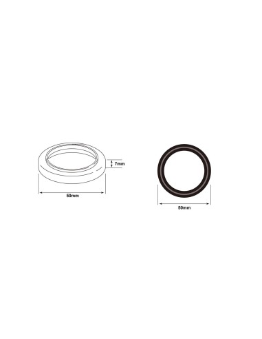 Base ABS 40 mm para monomando-Grifería-Eurodrill S.L.