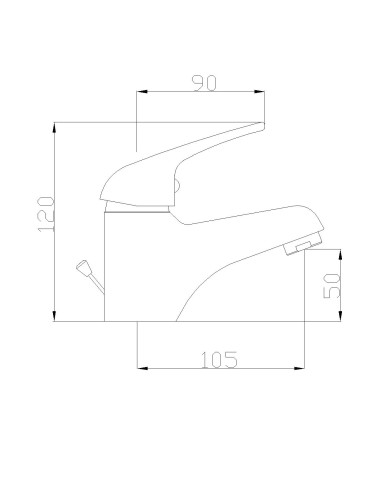 Monomando lavabo Prado 203B-Monomando-Eurodrill S.L.