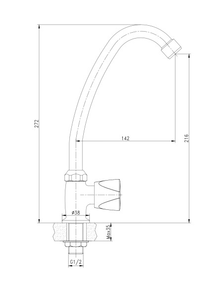 Grifo giratorio vertical Trial