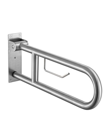 Barra abatible con portarrollos, INOX, mate-Accesorios de baño-Eurodrill S.L.