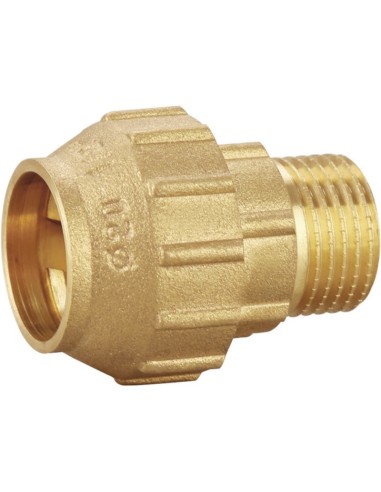 Racor rosca macho latón PE 40 - 1 1/4"-Fontanería-Eurodrill S.L.