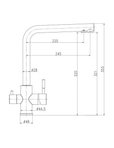 Grifo de fregadero Osmosis 2
