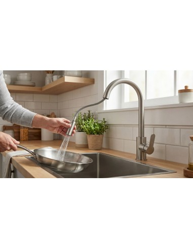 Grifo de fregadero Miño Caño Extraíble-Grifería-Eurodrill S.L.