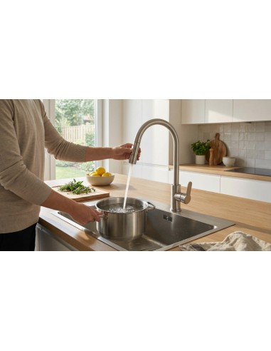 Grifo de fregadero Miño Caño Extraíble-Grifería-Eurodrill S.L.