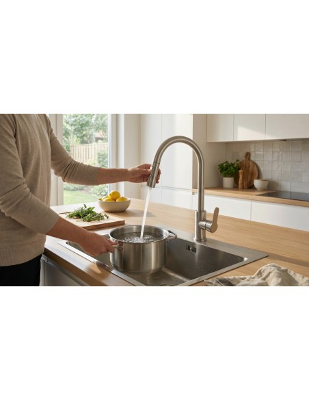 Grifo de fregadero Miño Caño Extraíble