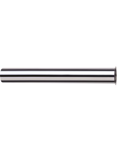 Tubo Ø32 cromo 30 cm metálico con pestaña