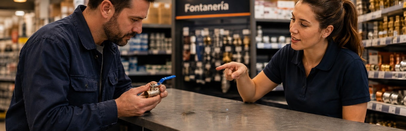 Válvulas de fontanería que más se venden en ferretería
